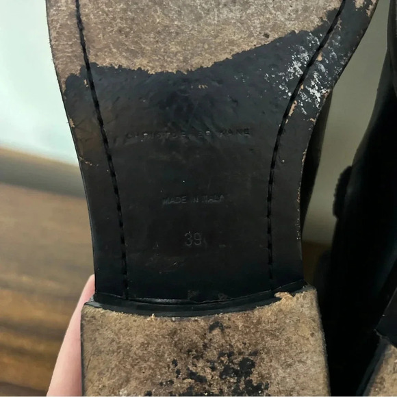 Christopher Kane Leather Crystal Embellished Combat Biker Boots Size 39 Italy - Picture 12 of 16